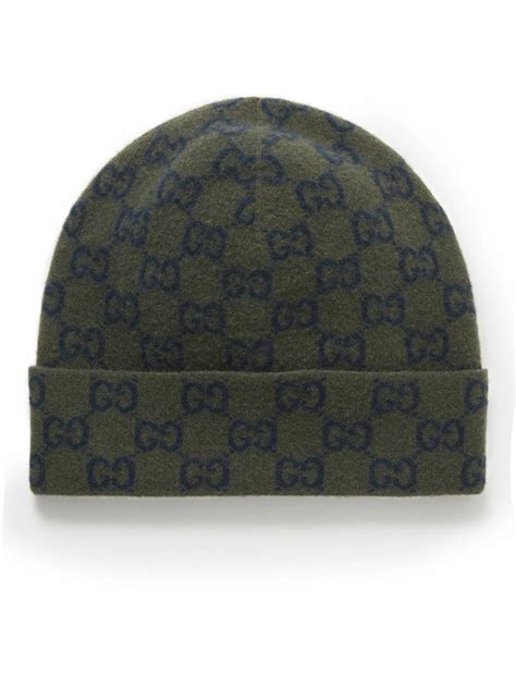 gucci green beanie|Gucci classic beanie.